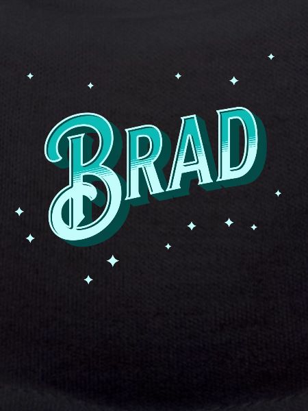 Brad nom personnalisé