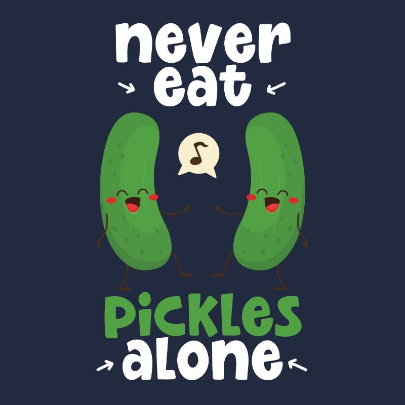 Ne mangez jamais de cornichons seuls
