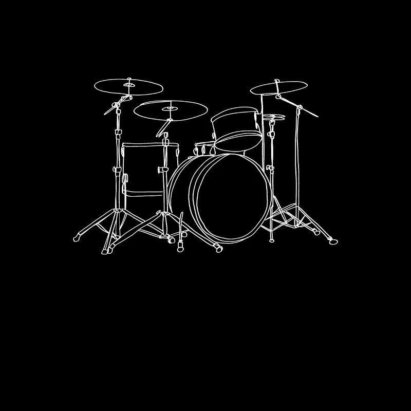 Schlagzeug Online Kunst - Schlagzeug Rock Drummer
