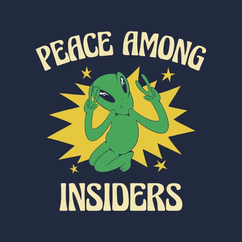 Alien Peace Alien Head Martian Space Outsider
