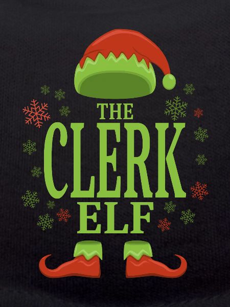 Greffier elfe de Noël