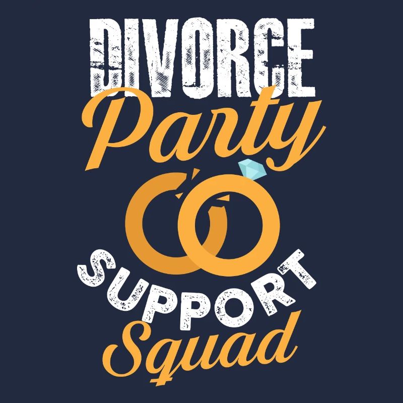 divorce party support squad Design for a divorce
