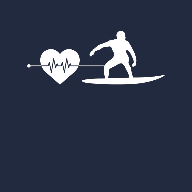 Rythme cardiaque de surf