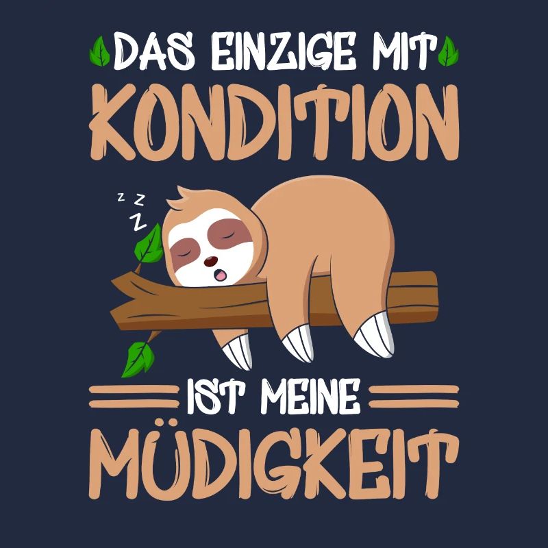 Faultier Müdigkeit Spruch Sloth Pyjama Nachthemd