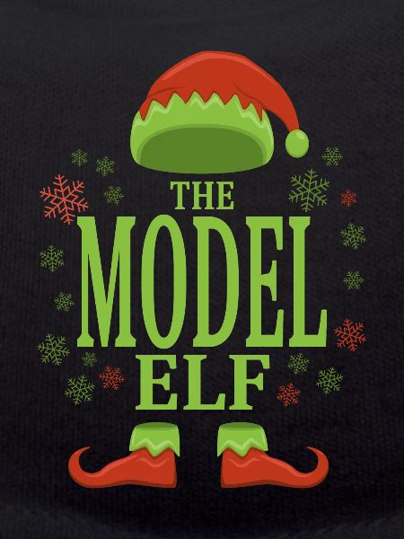Modèle de lutin de Noël