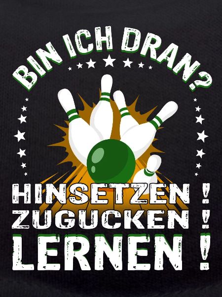 "Bin ich Dran?" Kegelspieler Kegler