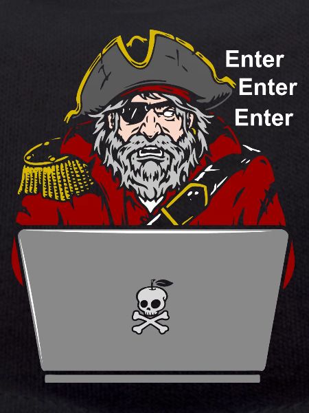 Pirat Notebook Enter