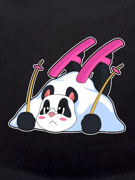 Panda Skier Ski