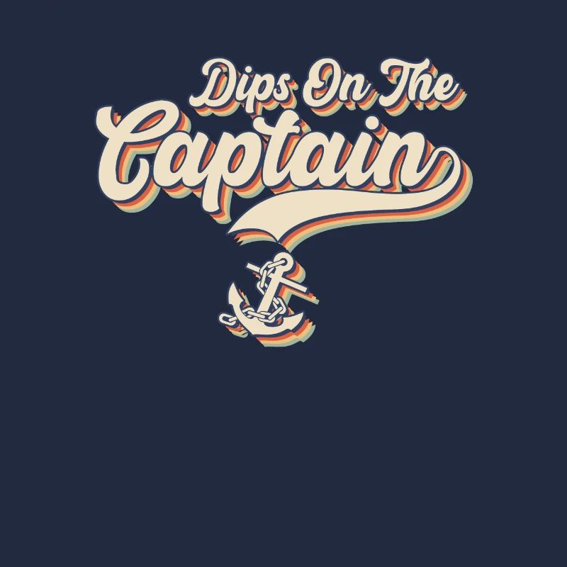Dips On The Captain Nautical Boat Captain