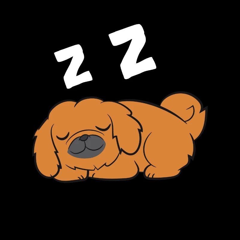Pekingese Dog Sleeping Pajama Pekingese Dog