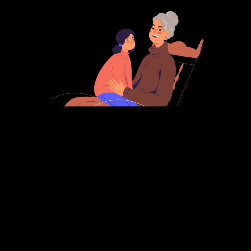 Grand-mère sa petite-fille la plus chère