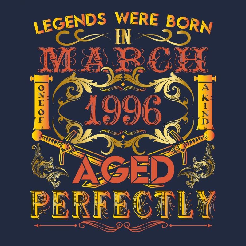 März 1996 - Geburtstag 1996 wurden Legenden geboren.