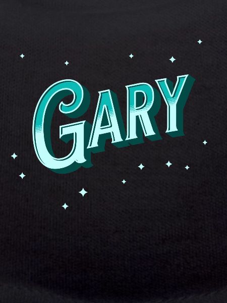Gary's name personalized