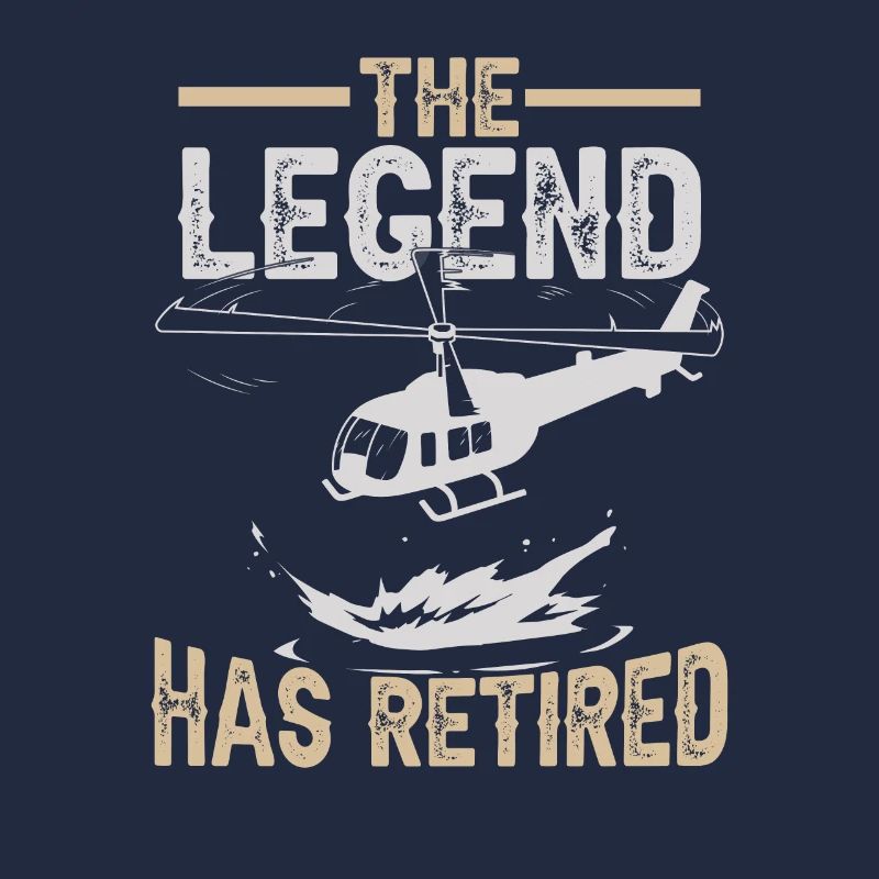 Die Legende hat sich | zurückgezogen Hubschrauberpilot