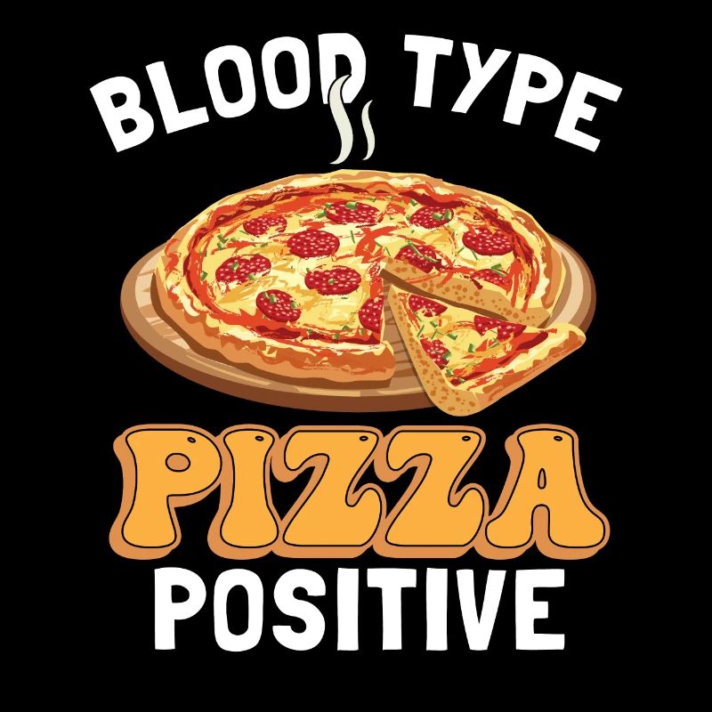 Blood Type Pizza Positive