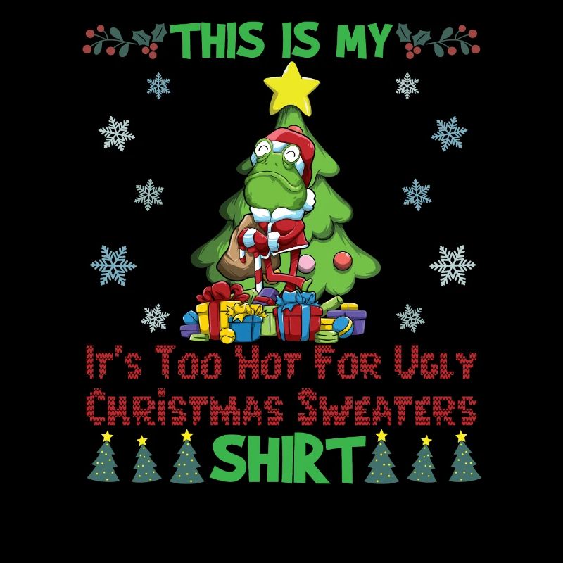 C'est mon pull de Noël il fait trop chaud pour moche