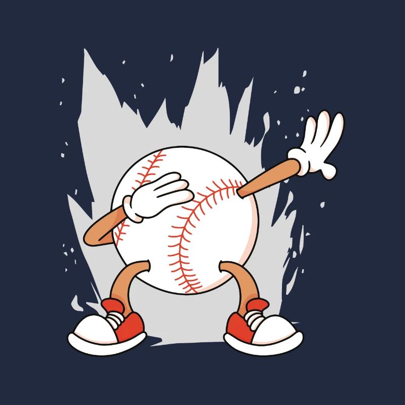 Baseball Dabbing Baseballliebhaber Baseballspieler