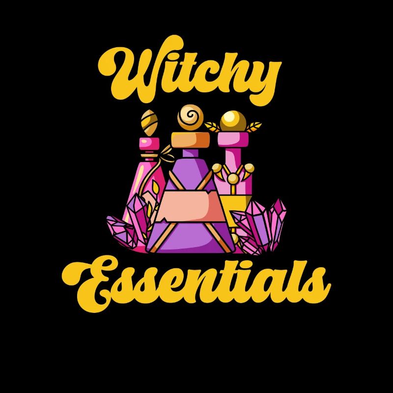 Purple Pink Witch Crafts Potions and Essentials