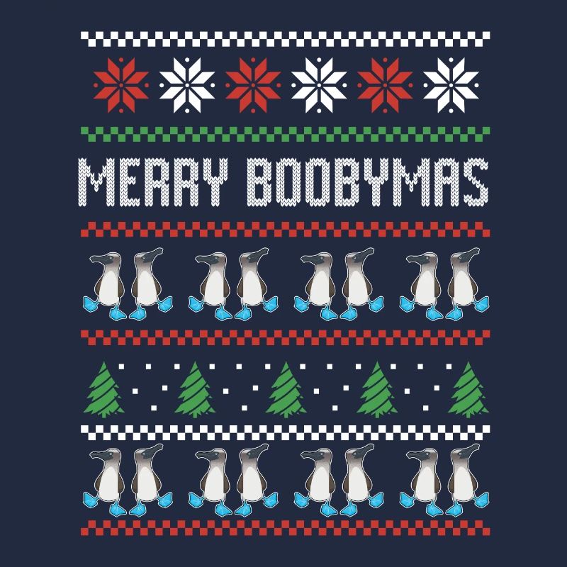 Blaufuß Tölpel Vogel Hässlicher Weihnachtspullover