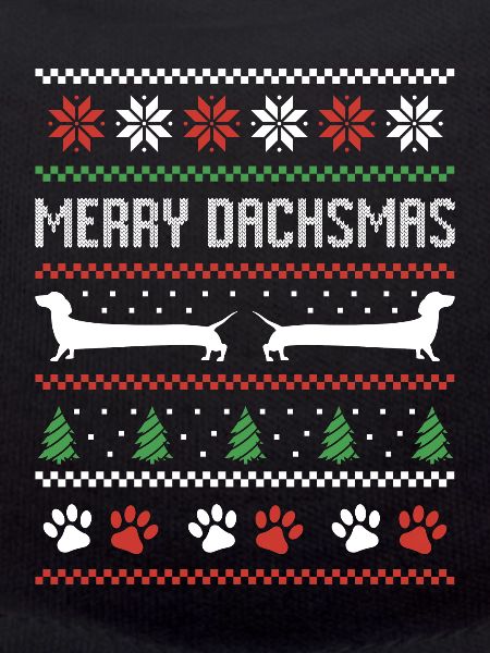Dackel Wurst Hund Hässlicher Weihnachtspullover
