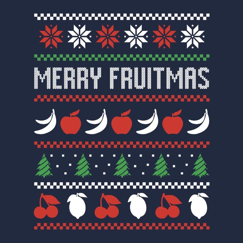 Fruit Banane Apple Bird Pull de Noël moche