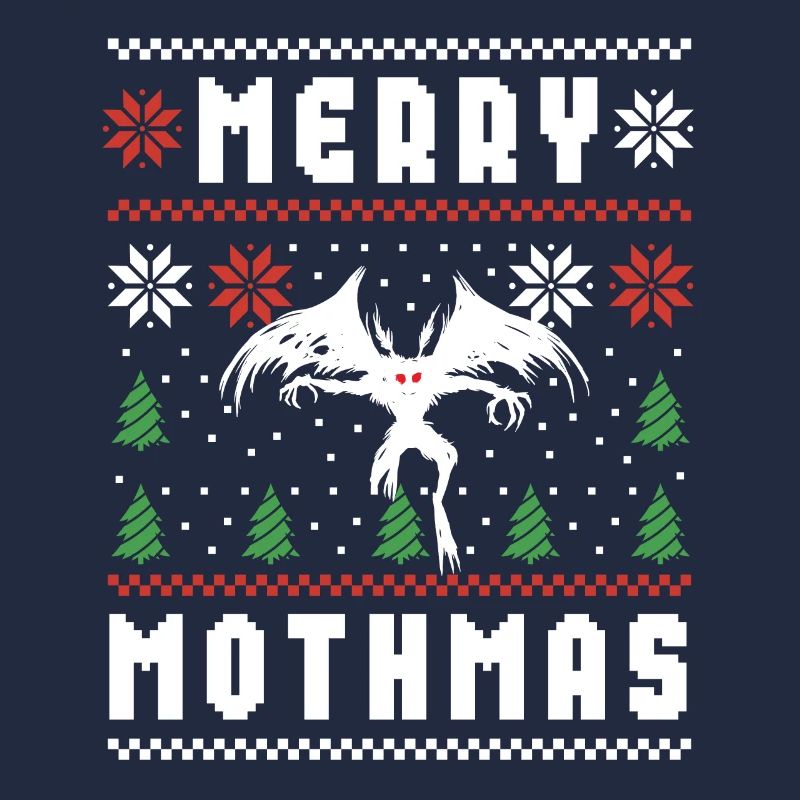 Mothman Pull de Noël moche Merry Mothmas