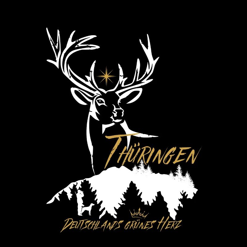 Le cœur vert de Thuringe-Allemagne