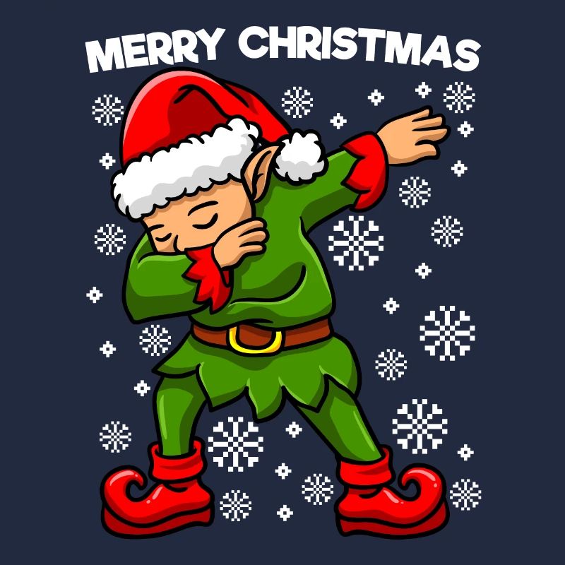 Dabbing Santa Elfe
