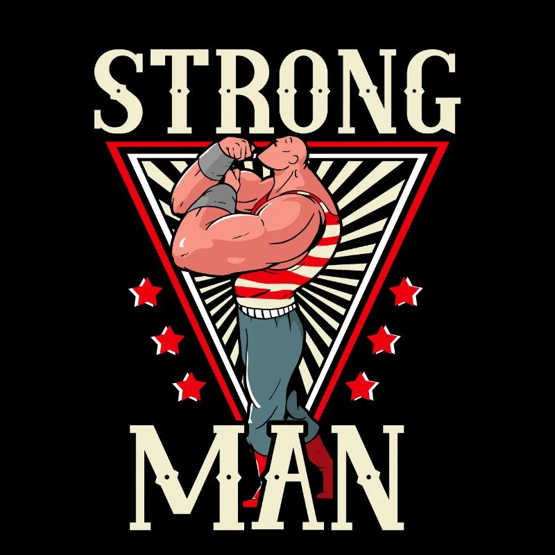 Accessoires de fête de cirque - Strong Man