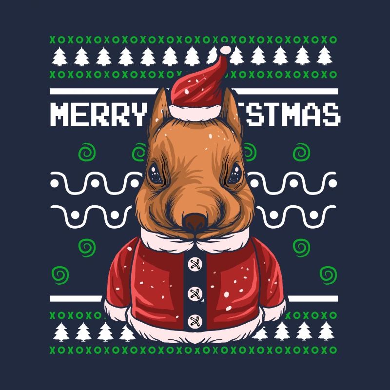 Pull de Noël moche Tshirt Chien de Noël