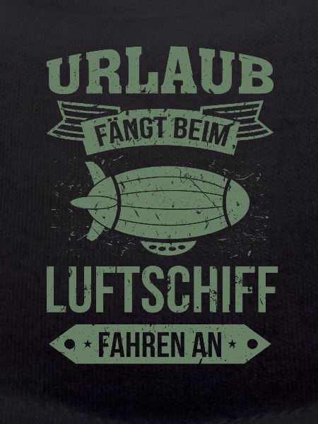 Luftschiff Urlaub fängt an
