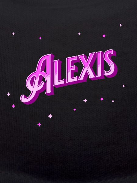Alexi's name personalized