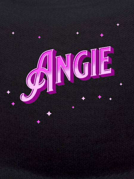 Angie's name personalized