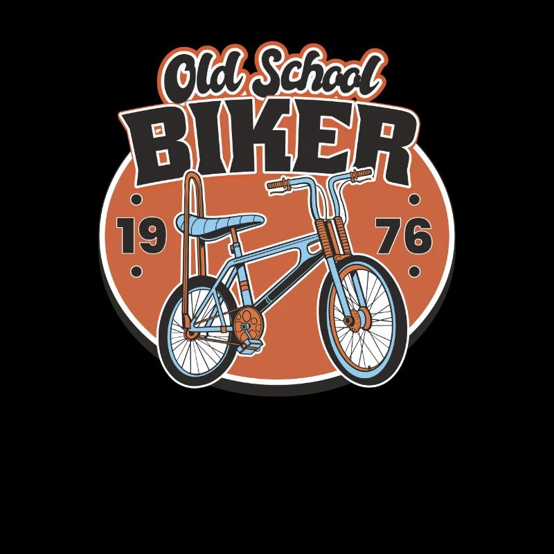 Old School Biker 1976. 47e anniversaire