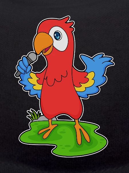 Parrot Singer Microphone Chant