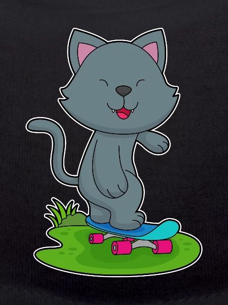 Cat Skater Skateboard