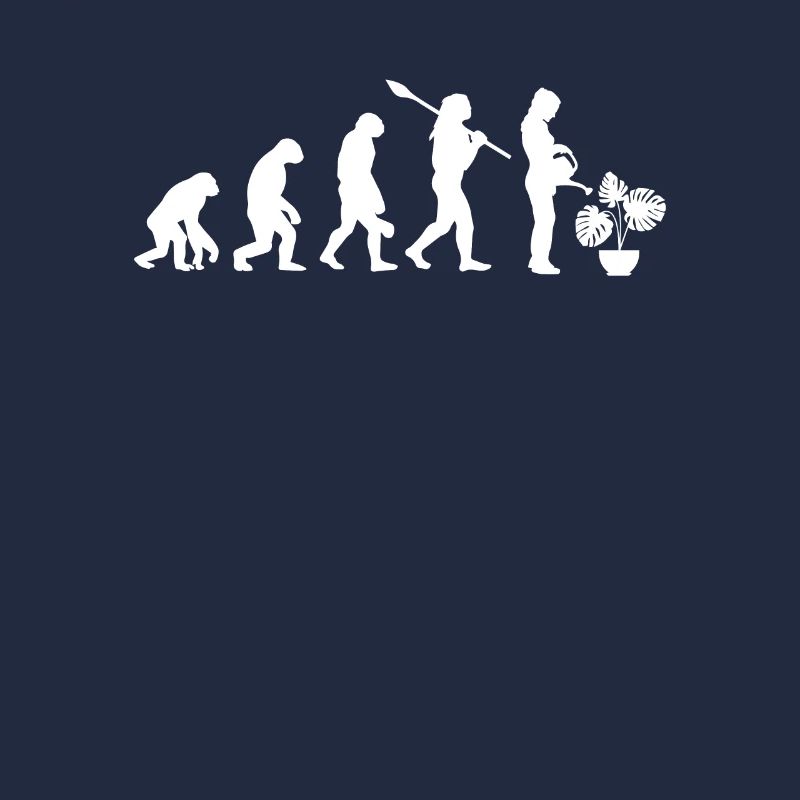Evolution Gärtnerin Pflanze Gießen
