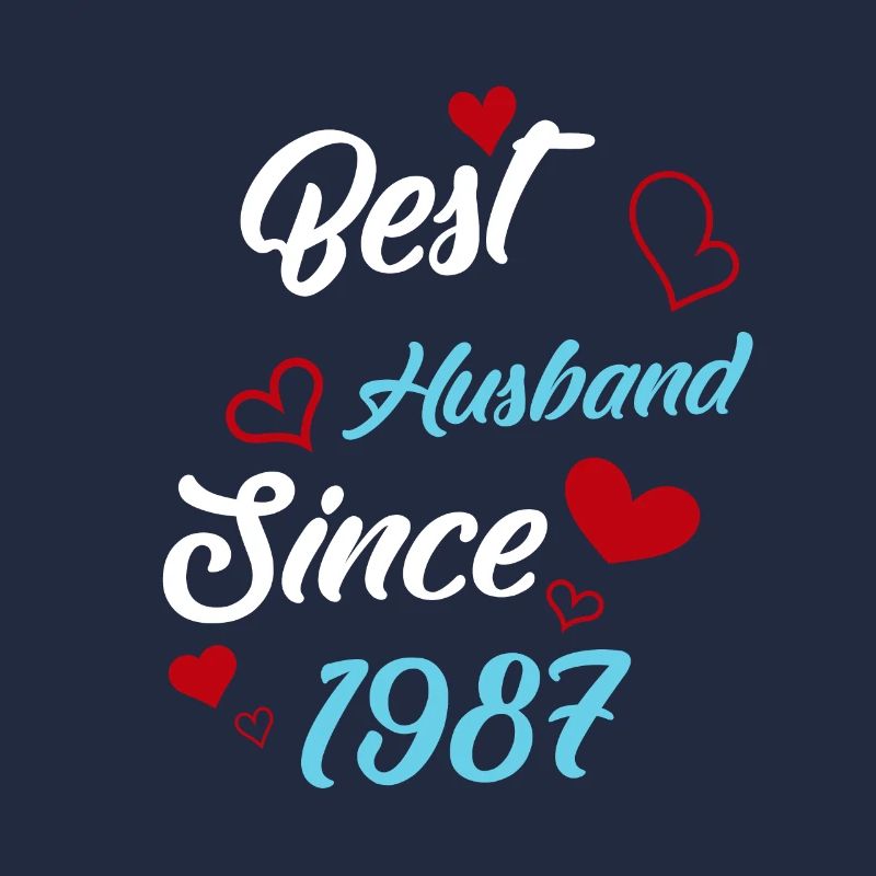 Bester Ehemann seit 1987 Hochzeit