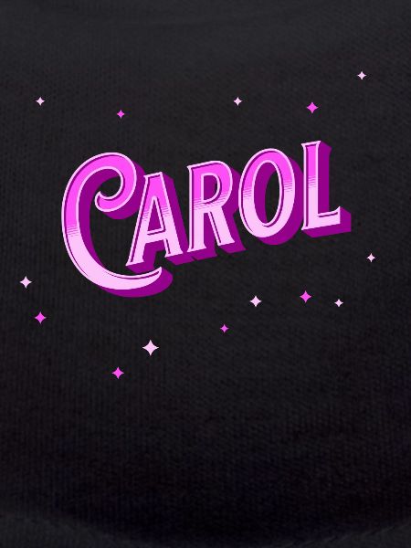Carol's name personalized