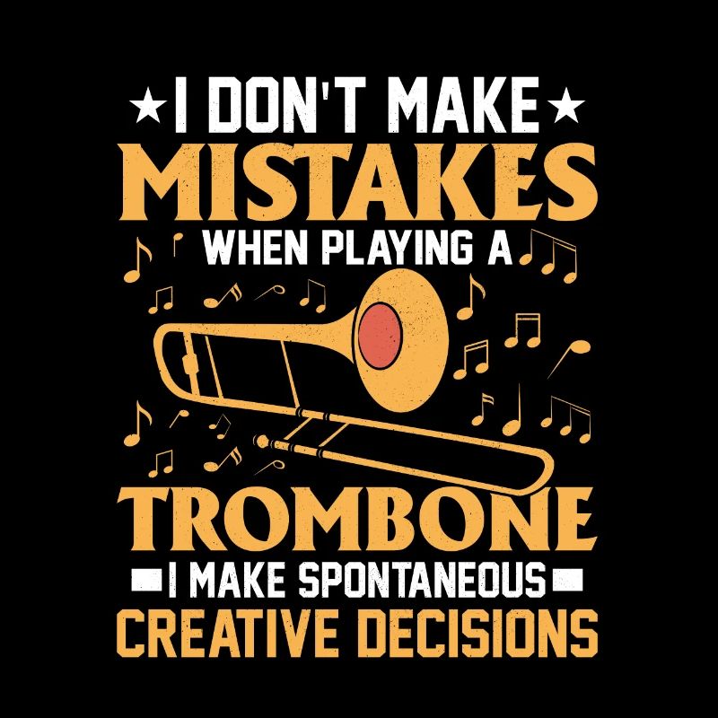 Je ne fais pas d’erreurs quand je joue un jeu de trombone