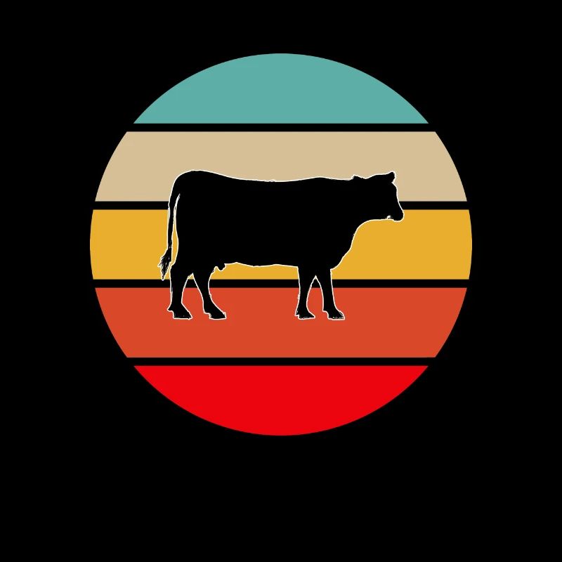 Kuh Rind Retro