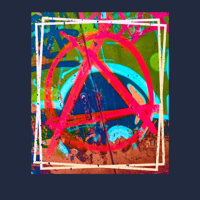 Anarchy Graffiti Colorful