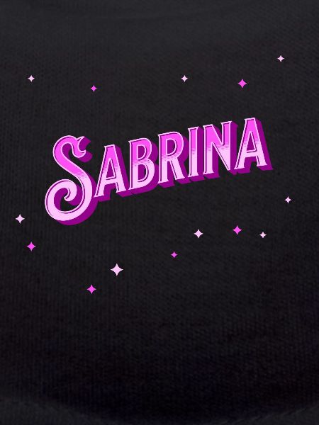 Sabrina's name personalized