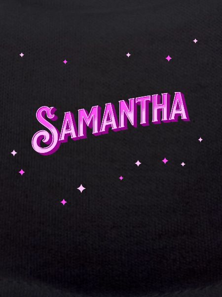 Samantha's name personalized