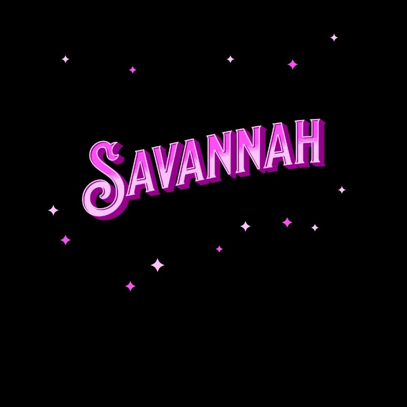 Savannah name personalized