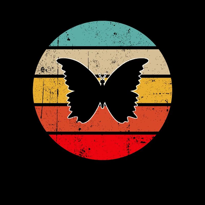 Schmetterling Retro