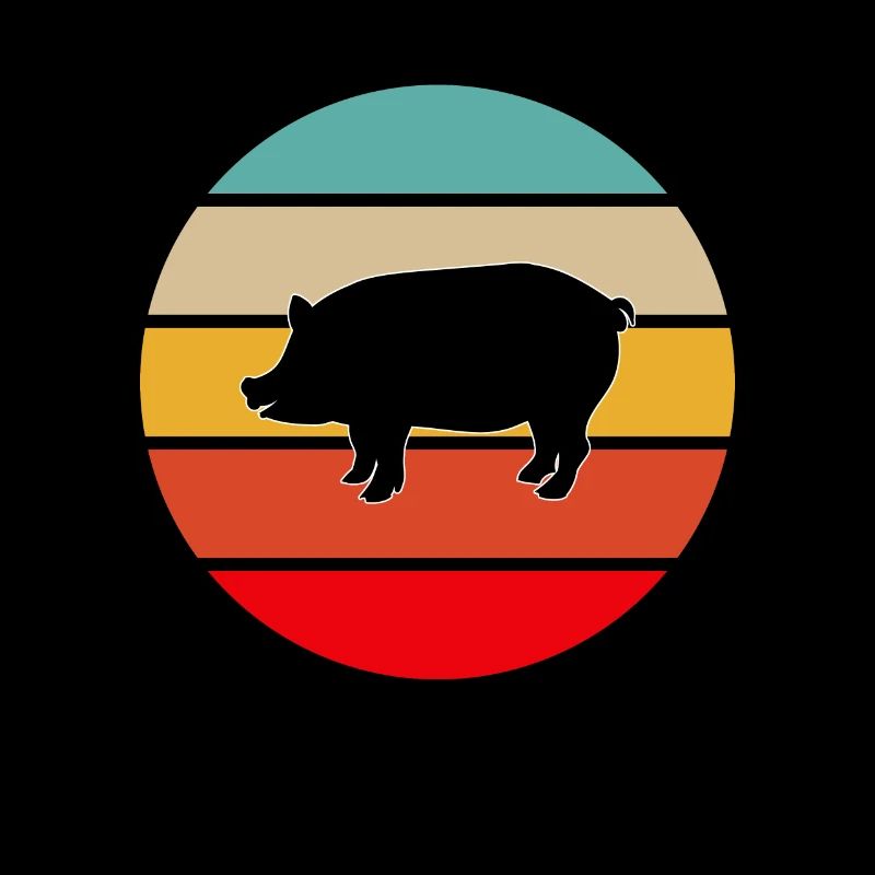 Schwein Retro
