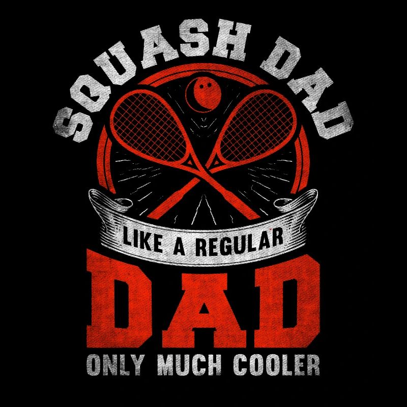 Cool Squash Dad Père Joueur de squash