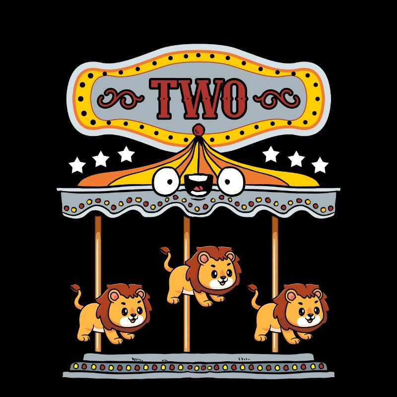 Karussell-geburtstagsfeier-löwe Dieser Junge