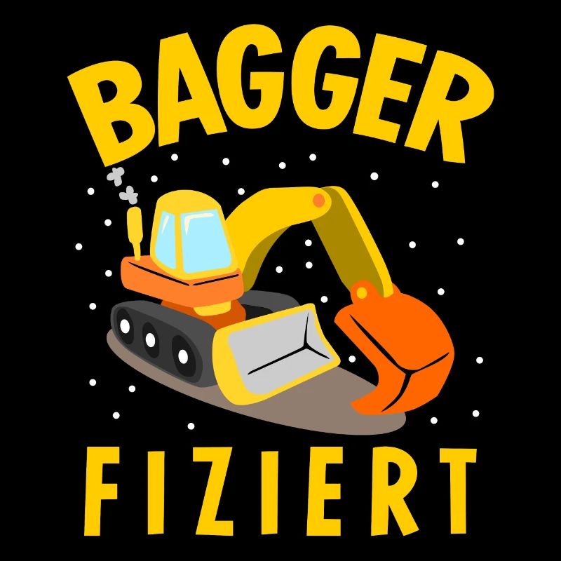 Baggerfahrer Baustelle Bagger